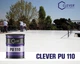 Поліуретанова гідроізоляція Clever PU Base 110 білий відро 25 кг - зображення 2
