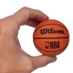 Мини-мяч баскетбольный для дриблинга Wilson NBA Dribbler 6 см коричневый (WTB1100PDQNBA) - изображение 1