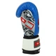 Перчатки для бокса кожаные на липучке Maraton DMAX Heroe 10 унций Blue-White - изображение 2