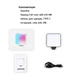 Студійне джерело світла full color W64 LED 6W RGB - изображение 6