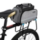 Розкладна велосипедна сумка "штани" на багажник 25 л West Biking ТОP сіра - зображення 1
