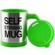 Чашка мішалка Self Stiring Mug Green (pa004) - зображення 2