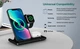 Бездротова зарядна док-станція 15W 3 в 1 для iPhone, Apple Watch, AirPods Pro, Samsung та пристроїв з функцією бездротового заряджання Qi White - зображення 11