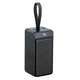 Power Bank XO PR160 PD20W+QC22.5W 80000mAh Портативний Акумулятор Повербанк 3USB/Type-C/micro-USB/Lightning швидка зарядка для пристроїв Чорний - зображення 1