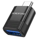 Перехідник BOROFONE BV18 Type-C - USB3.0 OTG для телефону Чорний - изображение 1