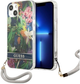 Etui plecki Guess Flower Strap do Apple iPhone 13 mini Blue (3666339040437) - obraz 1