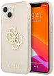 Панель Guess Glitter 4G Big Logo для Apple iPhone 13 mini Gold (3666339024437) - зображення 1