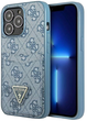 Панель Guess 4G Triangle Logo Cardslot для Apple iPhone 13 Pro Max Blue (3666339047795) - зображення 1