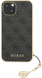 Etui plecki Guess 4G Charms Collection do Apple iPhone 14 Grey (3666339169886) - obraz 1