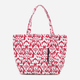 Torebka shopper damska Art Of Polo Tr16123 Biało-czerwona (5902021172337) - obraz 1