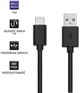 Kabel Qoltec USB Typ-C - USB Typ A 1.8 m czarny (5901878504841) - obraz 2