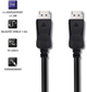 Kabel Qoltec DisplayPort v1.3 - DisplayPort v1.3 8K 1.5 m czarny (5901878504667) - obraz 2