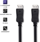 Kabel Qoltec DisplayPort v1.3 - DisplayPort v1.3 8K 2 m czarny (5901878504674) - obraz 2