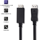 Кабель Qoltec 5K DisplayPort v1.2 - HDMI 1 м (5901878504353) - зображення 4