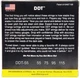 Струни для бас-гітари DR STRINGS DDT DROP DOWN TUNING BASS - HEAVIER (55-115) - зображення 3