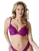 Бюстгальтер Gossard Swirl 17801 формований з знімним рush-up мережевний 75B Raspberry (5053014961954) - изображение 1