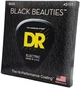 Струны для бас-гитары DR STRINGS BLACK BEAUTIES BASS 5-STRING - MEDIUM (45-125) - изображение 3