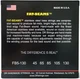 Струни для бас-гітари DR STRINGS FAT-BEAMS BASS 5-STRING - MEDIUM (45-130) - зображення 3
