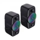 Стерео колонки ігрові HAVIT HV-SK213 USB RGB Black - зображення 3