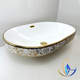 Раковина врізна овальна SIA Luxuria White Glamor 600x400x140 A194 - изображение 1