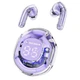 Наушники acefast t8 crystal color (2) bluetooth earbuds alfalfa purple - изображение 3