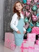 Подростковый вельветовый сарафан для девочки Ласточка 23_5000 140-146 см Мятный (ROZ6501047459) - изображение 3