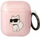 Чохол CG Mobile Karl Lagerfeld Ikonik Choupette для AirPods 1 / 2 Pink (3666339088071) - зображення 1