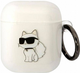 Чохол CG Mobile Karl Lagerfeld Ikonik Choupette для AirPods 1 / 2 Transparent (3666339088040) - зображення 1