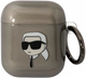 Чохол CG Mobile Karl Lagerfeld Karl`s Head для AirPods 1 / 2 Black (3666339088019) - зображення 1