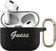 Чохол CG Mobile Guess Silicone Vintage Script для AirPods 3 Black (3666339009984) - зображення 1