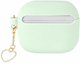 Чохол CG Mobile Guess Silicone Charm Heart Collection GUA3LSCHSN для AirPods 3 Green (3666339039080) - зображення 2