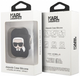 Etui CG Mobile Karl Lagerfeld Silicone Ikonik KLACCSILKHBK do Apple AirPods 1 / 2 Czarny (3700740463789) - obraz 4