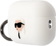 Чохол CG Mobile Karl Lagerfeld Silicone Karl Head 3D KLAP2RUNIKH для Apple AirPods Pro 2 White (3666339099244) - зображення 3