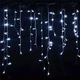 Светодиодная гирлянда бахрома 120 LED, 3x0,5м, 8 режимов, 220В, прозрачный провод, IP44 Белый - изображение 5