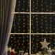 Светодиодная гирлянда штора 300 LED, 3x3м, 220В, прозрачный провод, 8 режимов, IP44 Теплый белый - изображение 6