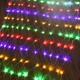 Светодиодная гирлянда сетка 160 LED, 2x1,5м, 220В, Прозрачний провод, 8 режимов, IP44, Мультиколор - изображение 2