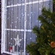 Светодиодная гирлянда штора 400 LED, 6x1,5м, 220В, черный провод, 8 режимов, IP44 Белый - изображение 1