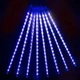 Новорічна LED гірлянда штора Бурульки 8 шт., 3х0,5 м, 220V, IP44 Синій - зображення 1