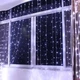 Светодиодная гирлянда штора 180 LED, 1,8x1,5м, 220В, прозрачный провод, статический режим, IP44 - изображение 1