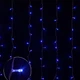 Светодиодная гирлянда штора 480 LED, 3x3м, 220В, прозрачный провод, 8 режимов, IP44 - изображение 4