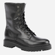 Trapery damskie skórzane na obcasie wysokie snurowane Geox Ankle Boots D16QDF00043-C9999 35 Czarne (8050036241474) - obraz 3