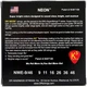 Струны для электрогитары DR STRINGS NEON WHITE ELECTRIC - LIGHT HEAVY (9-46) - изображение 3