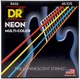 Струны для бас-гитары DR STRINGS NEON MULTI-COLOR BASS - MEDIUM (45-105) - изображение 1
