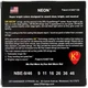 Струны для электрогитары DR STRINGS NEON BLUE ELECTRIC - LIGHT HEAVY (9-46) - изображение 3