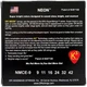 Струни для електрогітари DR STRINGS NEON MULTI-COLOR ELECTRIC - LIGHT (9-42) - зображення 3