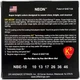 Струны для электрогитары DR STRINGS NEON BLUE ELECTRIC - MEDIUM (10-46) - изображение 3