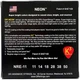 Струны для электрогитары DR STRINGS NEON RED ELECTRIC - HEAVY (11-50) - изображение 3