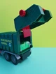 Детская игрушка машинка мусоровоз Автопром на батарейках с откидным кузовом масштаб 1:18 - изображение 4