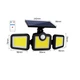 Вуличний ліхтар із сонячною панеллю та датчиком руху Solar Wall Lamp X-BAIL BL-JD-295 (SH772527) - зображення 3