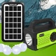 Многофункциональный Фонарь Лампа Solar lighting system GD-8076 |10000 mAh, 4 Лампы, FM, SD карта| - изображение 10